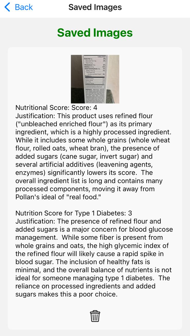 NutriLabel App Welcome